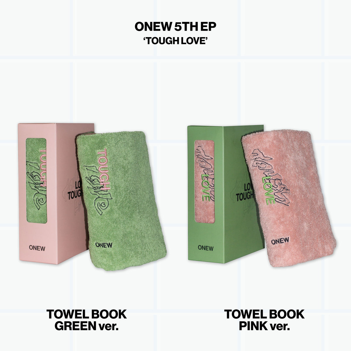 ONEW | 온유 | 5th Mini Album [ TOUGH LOVE ] Towel Book Ver