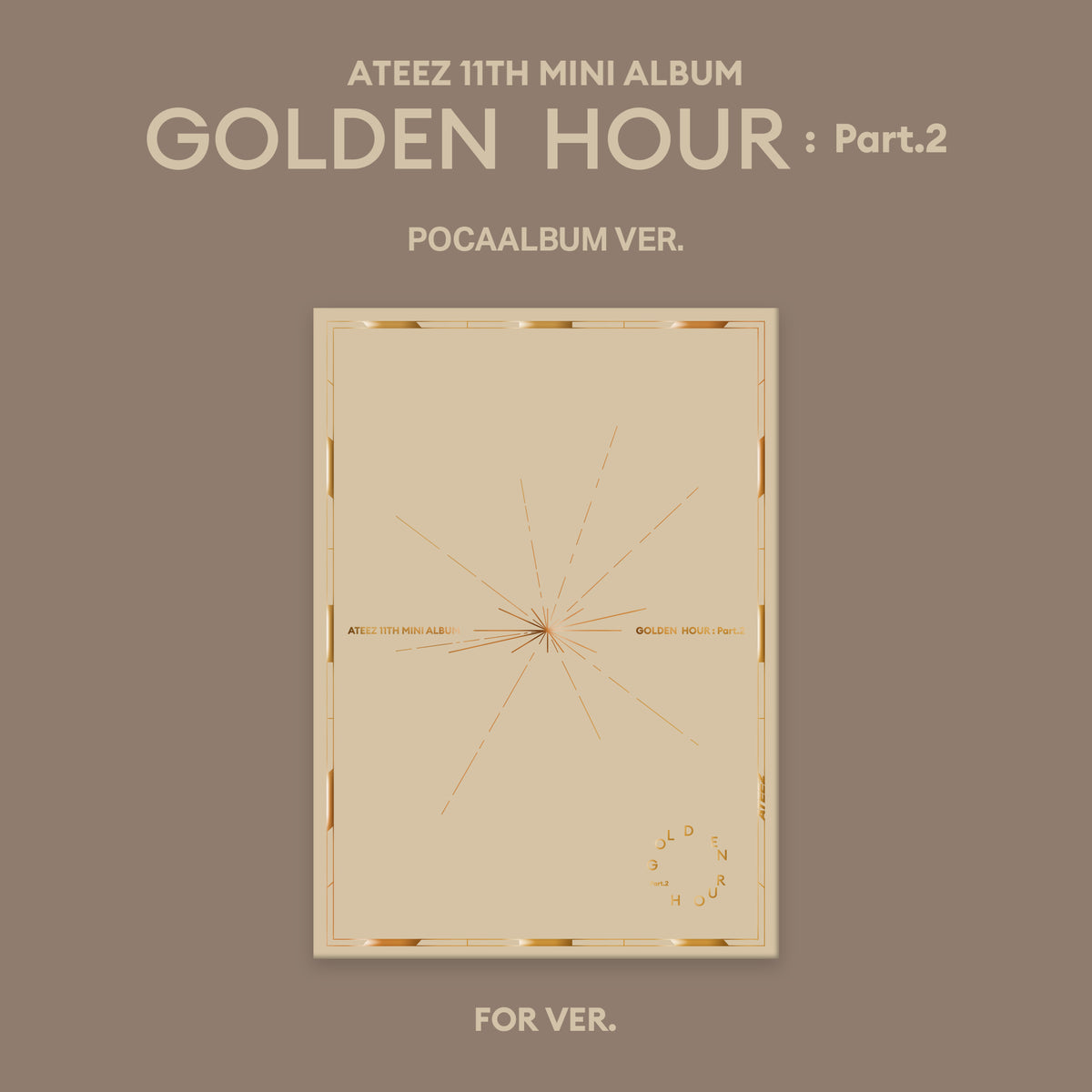 ATEEZ | 에이티즈 | 11th EP [ GOLDEN HOUR: PART 2 ] Poca Album Ver