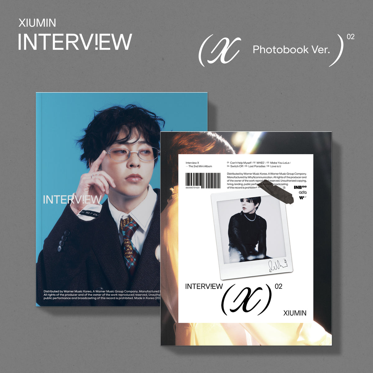 XIUMIN | 시우민 | [ INTERVIEW X ] Photobook Ver