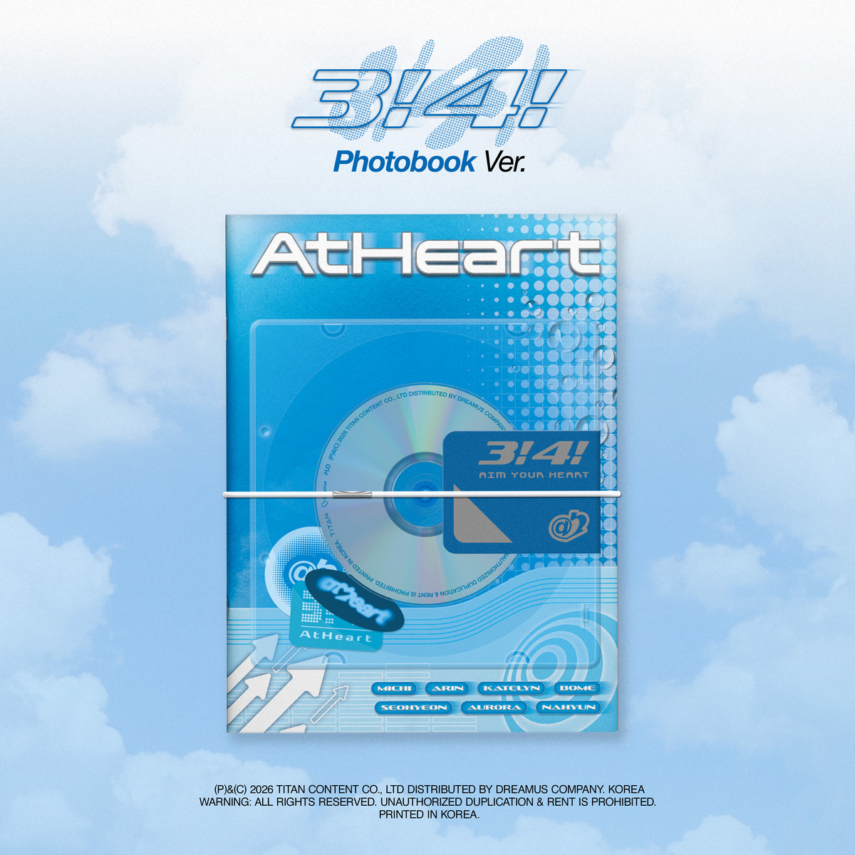 ATHEART | 앳하트 | Single Album [ 3!4! ] Photobook Ver