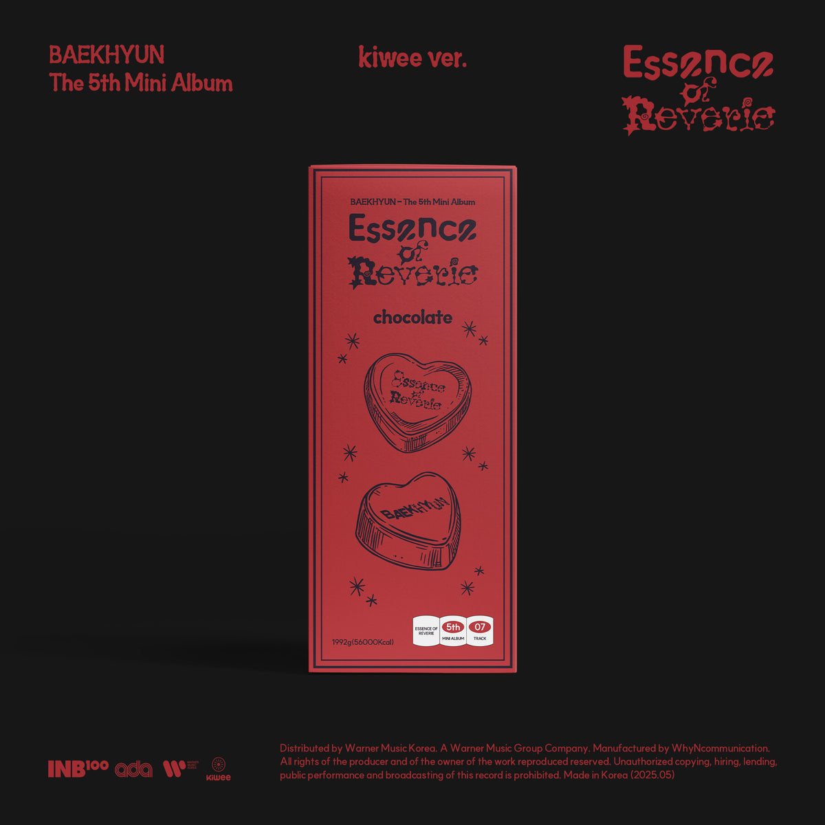 BAEKHYUN | 백현 | 5th Mini Album [ ESSENCE OF REVERIE ] Kiwee Ver