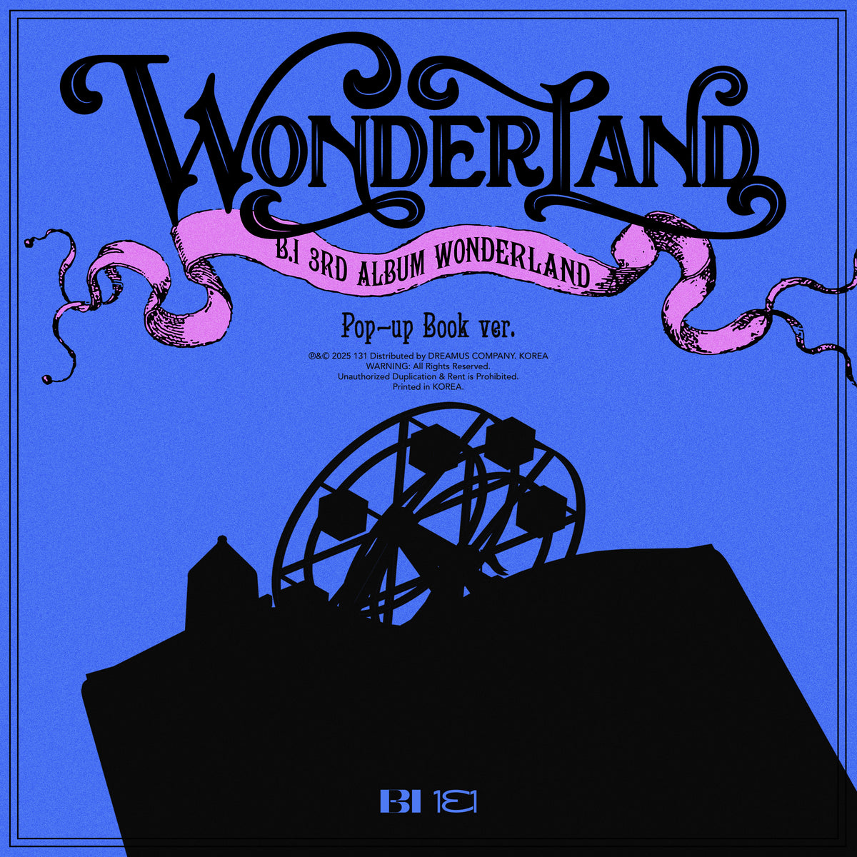 B.I | 비아이 | 3rd Album [ WONDERLAND ] Pop Up Book Ver