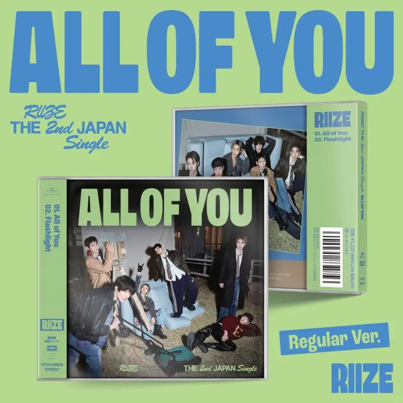 RIIZE | 라이즈 | 2nd Single Japanese Album [ ALL OF YOU ] Regular Ver