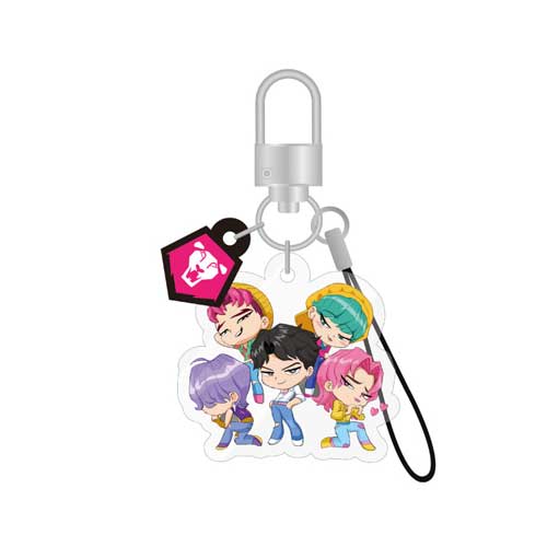 KPOP DEMON HUNTERS | [ OFFICIAL LIGHT STICK KEYRING CHARM ]