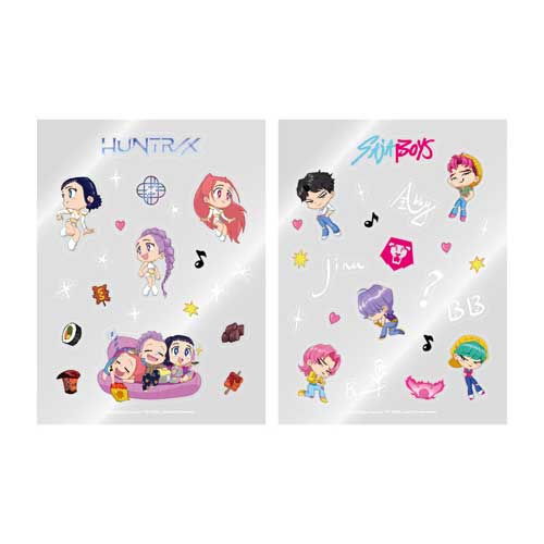 KPOP DEMON HUNTERS | [ OFFICIAL LIGHT STICK DECO STICKER PACK ]