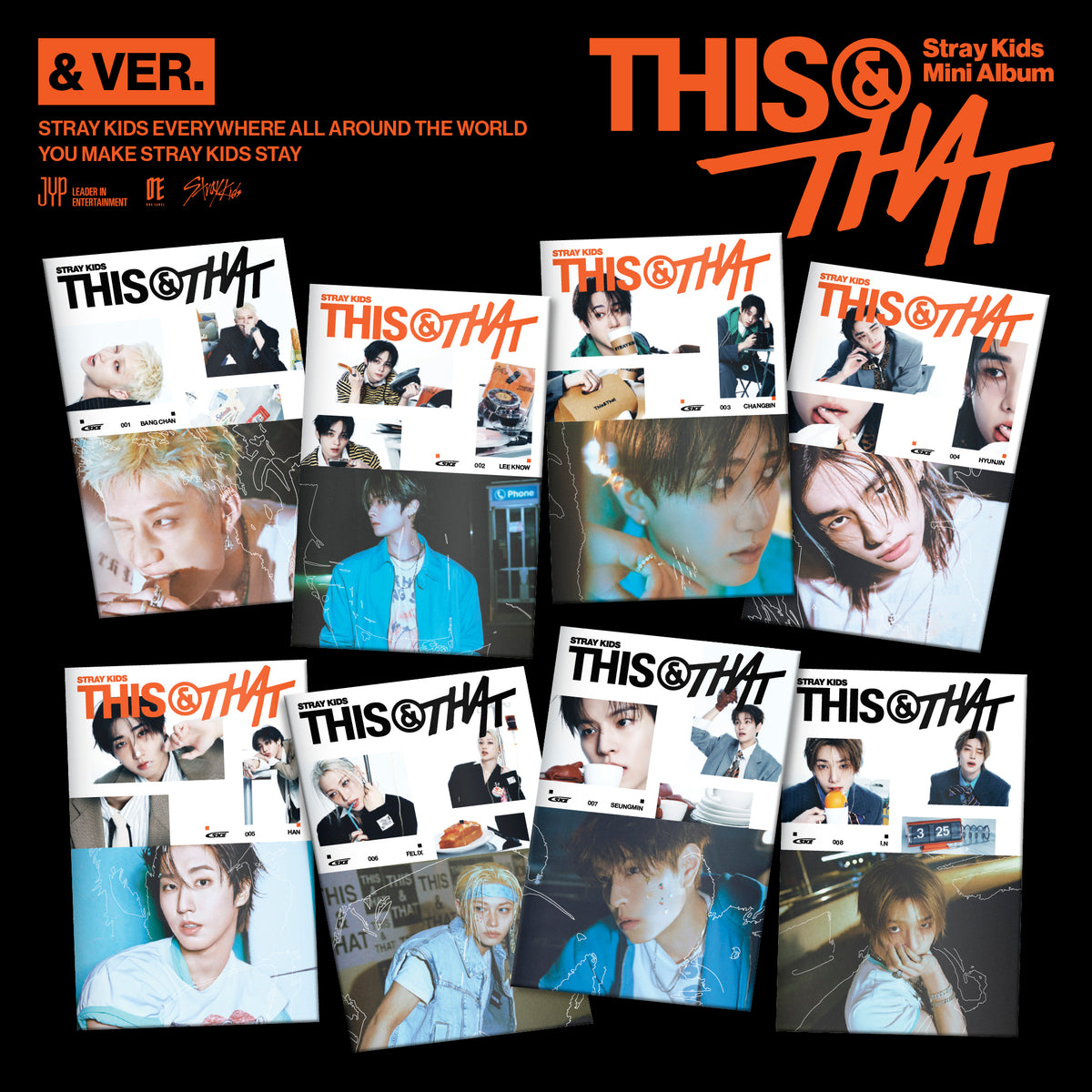 STRAY KIDS | 스트레이키즈 | Mini Album [ THIS & THAT ] & Ver