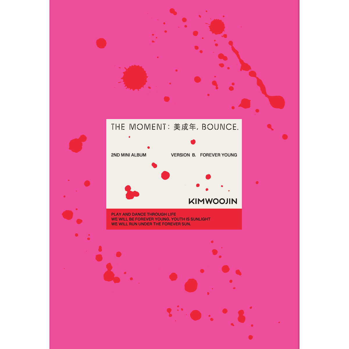 KIM WOOJIN | 김우진 | 2nd Mini Album [THE MOMENT : 美成年, Bounce.]
