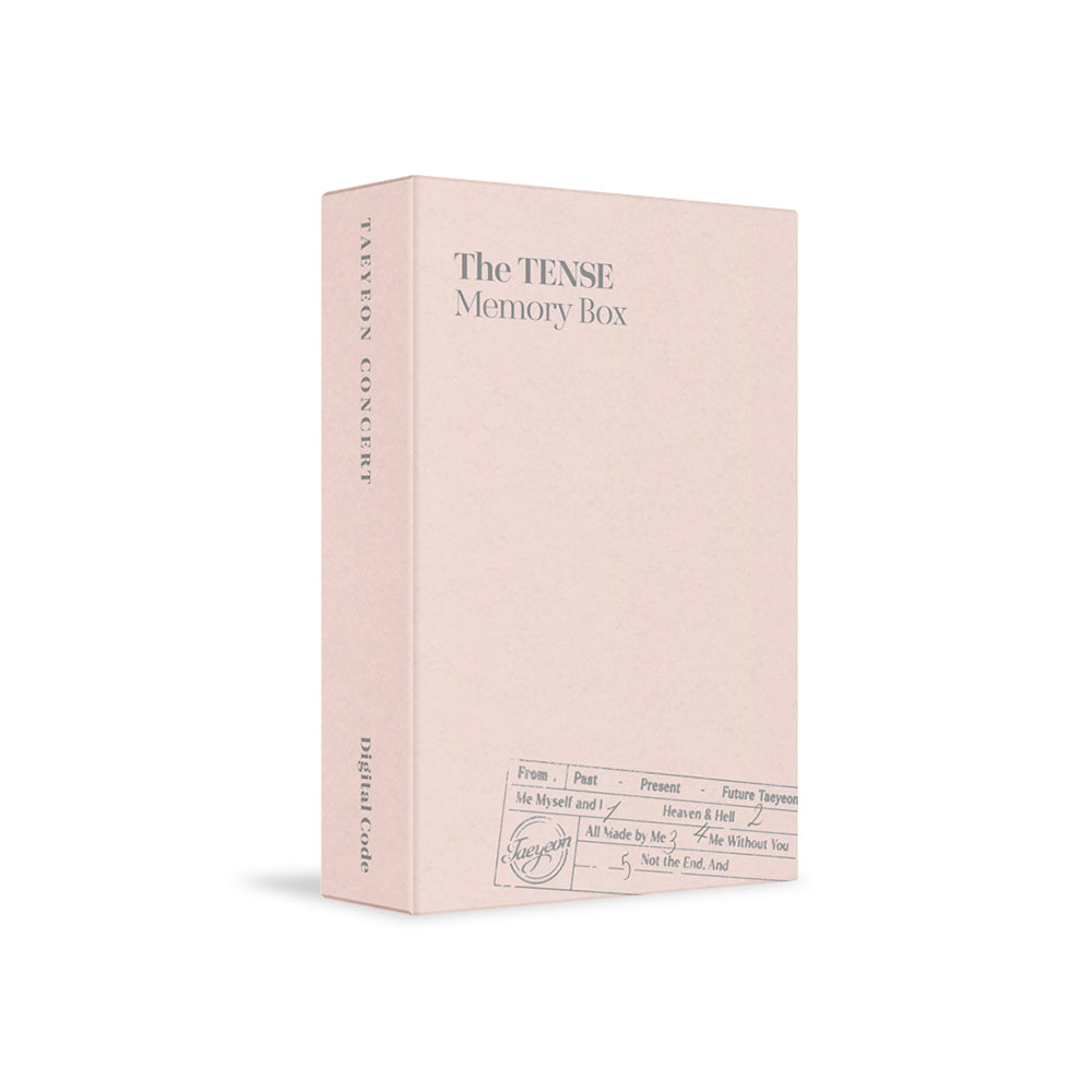 TAEYEON | 태연 | [ THE TENSE MEMORY BOX ] Digital Code