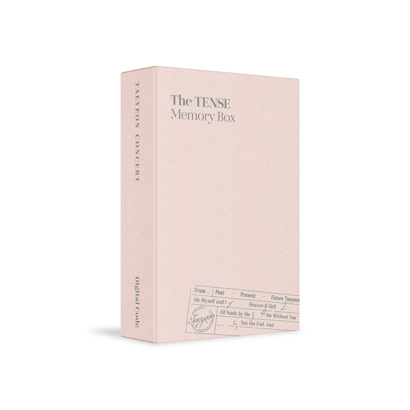 TAEYEON | 태연 | [ THE TENSE MEMORY BOX ] Digital Code