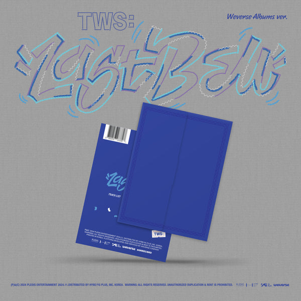 TWS | 투어스 | 1st Single Album [ LAST BELL ] Weverse Ver + POB Postcard