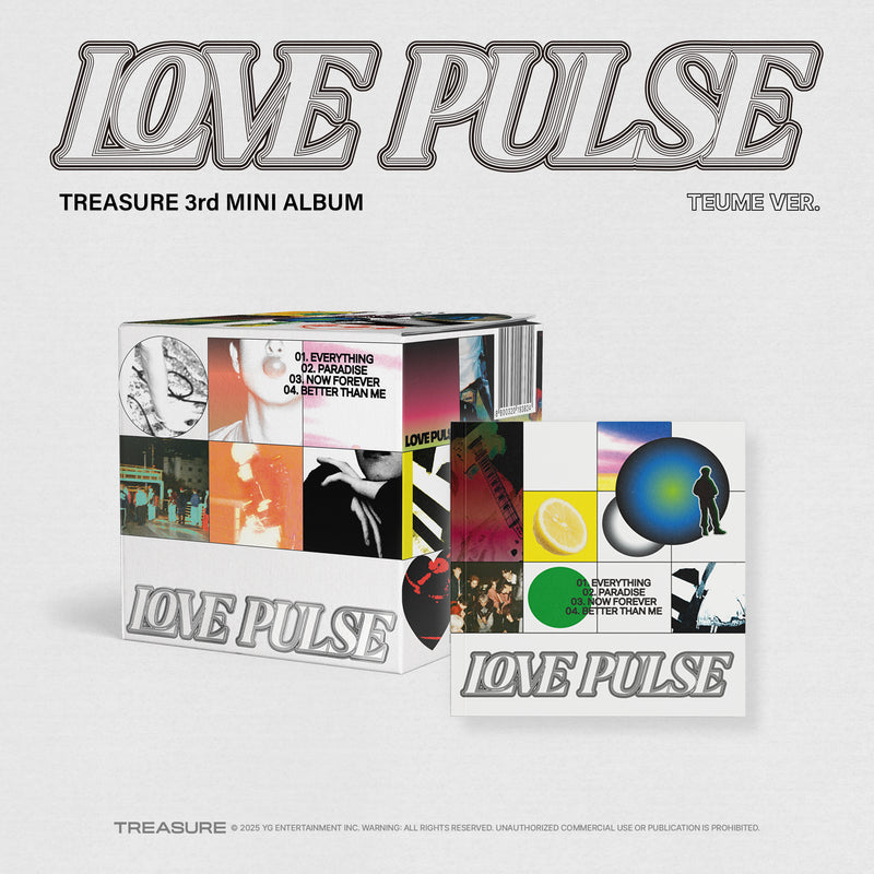 TREASURE | 트레저 | 3rd Mini Album [ LOVE PULSE ] Teume Ver