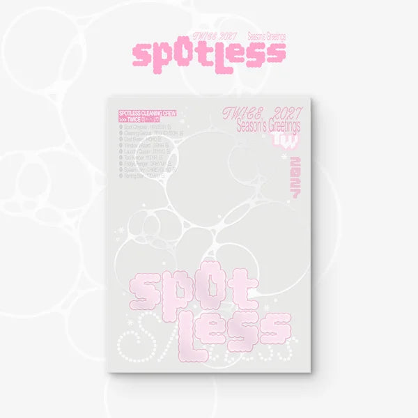TWICE | 트와이스 | 2027 SEASON'S GREETINGS [ SPOTLESS ] + APPLEMUSIC POB