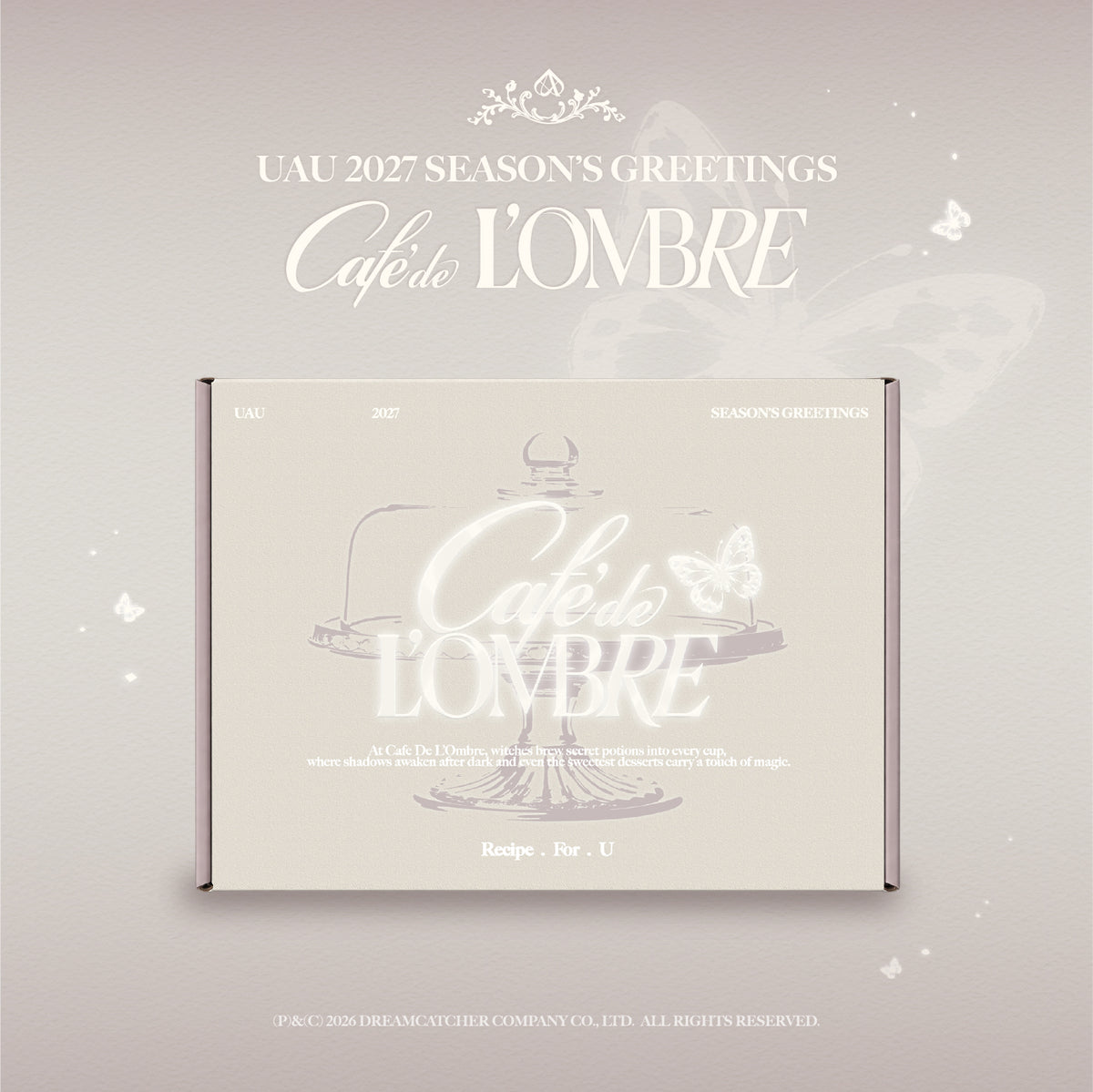 UAU | 유아유 | 2027 SEASON'S GREETINGS [ Cafe De L'Ombre_Recipe . For . U ]