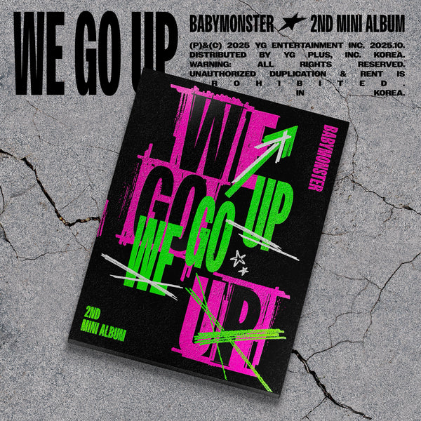 BABYMONSTER | 베이비몬스터 | 2nd Mini Album [ WE GO UP ] UP Ver