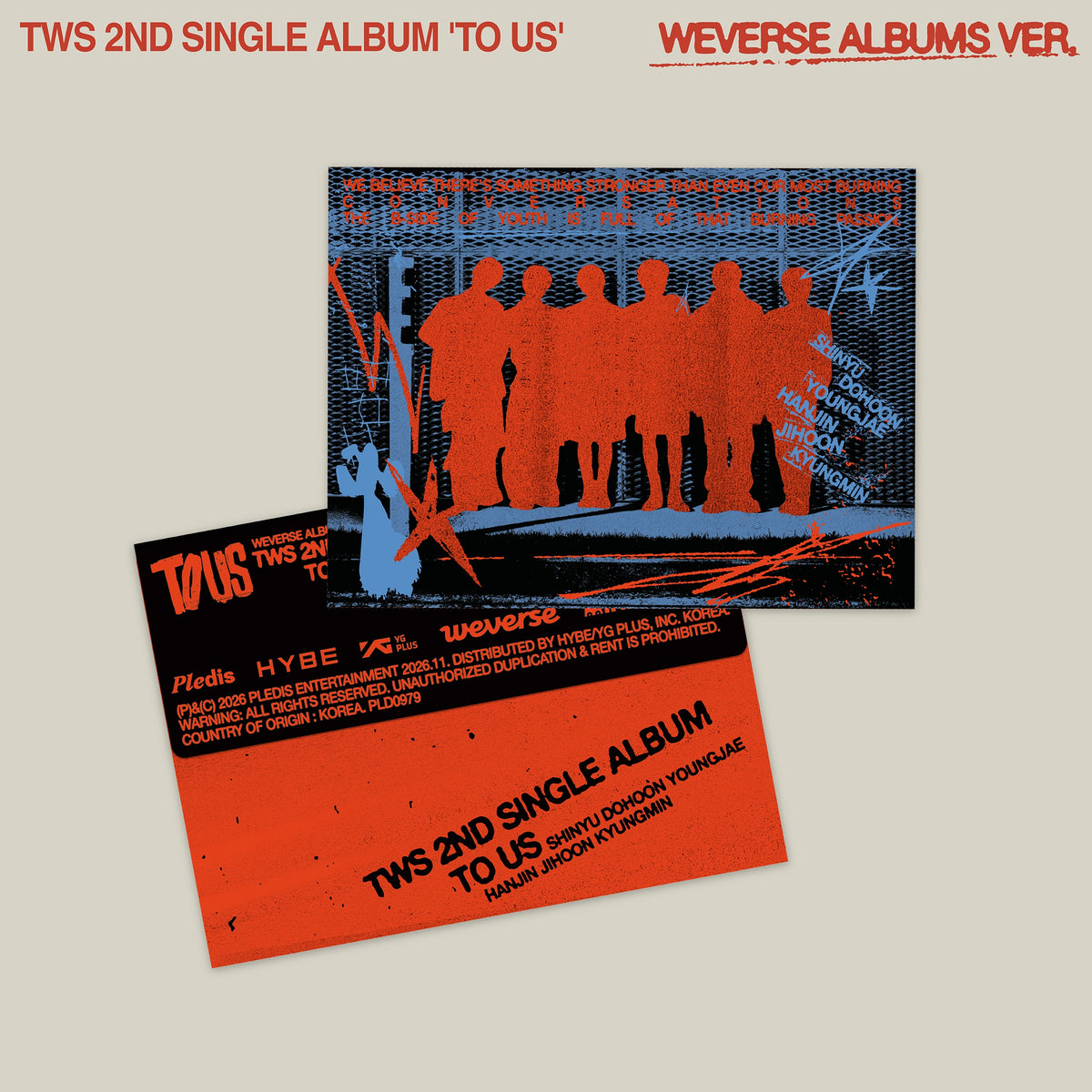 TWS | 투어스 | 2nd Single Album [ TO US ] Weverse Ver