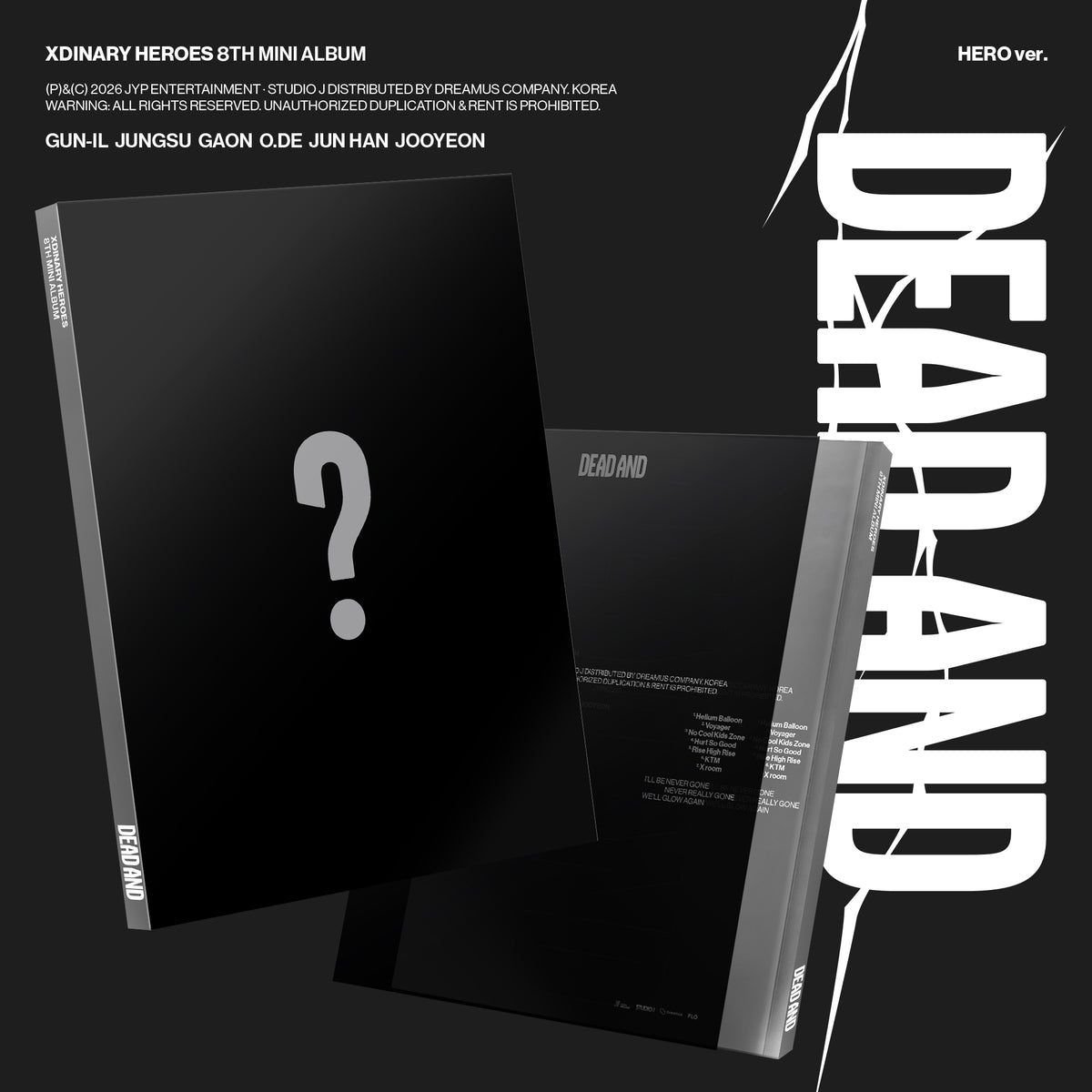 XDINARY HEROES | 엑스디머리 히어로즈 | 8th Mini Album [ DEAD AND ]
