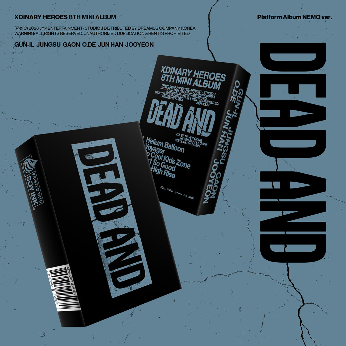 XDINARY HEROES | 엑스디머리 히어로즈 | 8th Mini Album [ DEAD AND ] Platform Album Ver