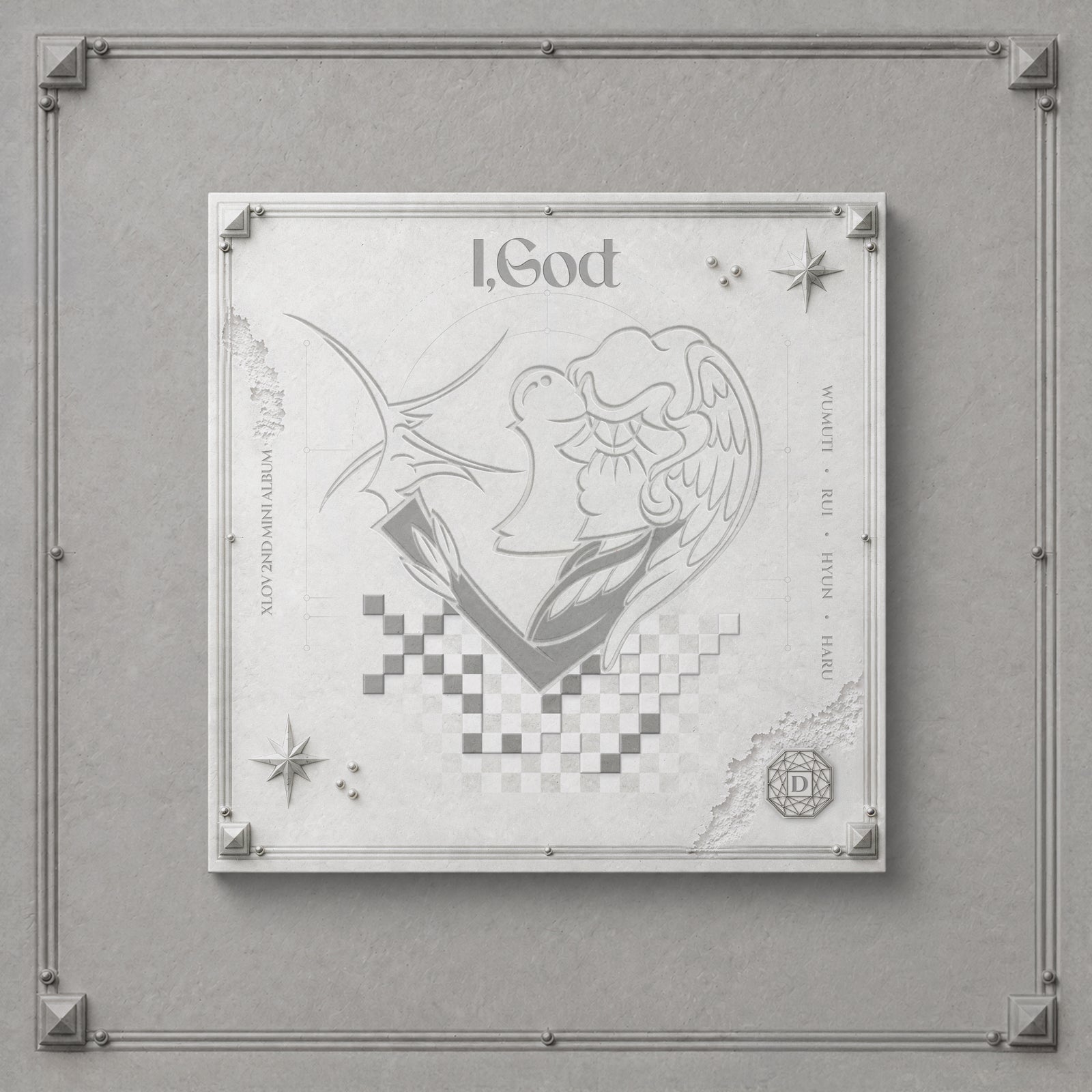 XLOV | 엑스러브 | 2nd Mini Album [ I, GOD ] + APPLEMUSIC POBs