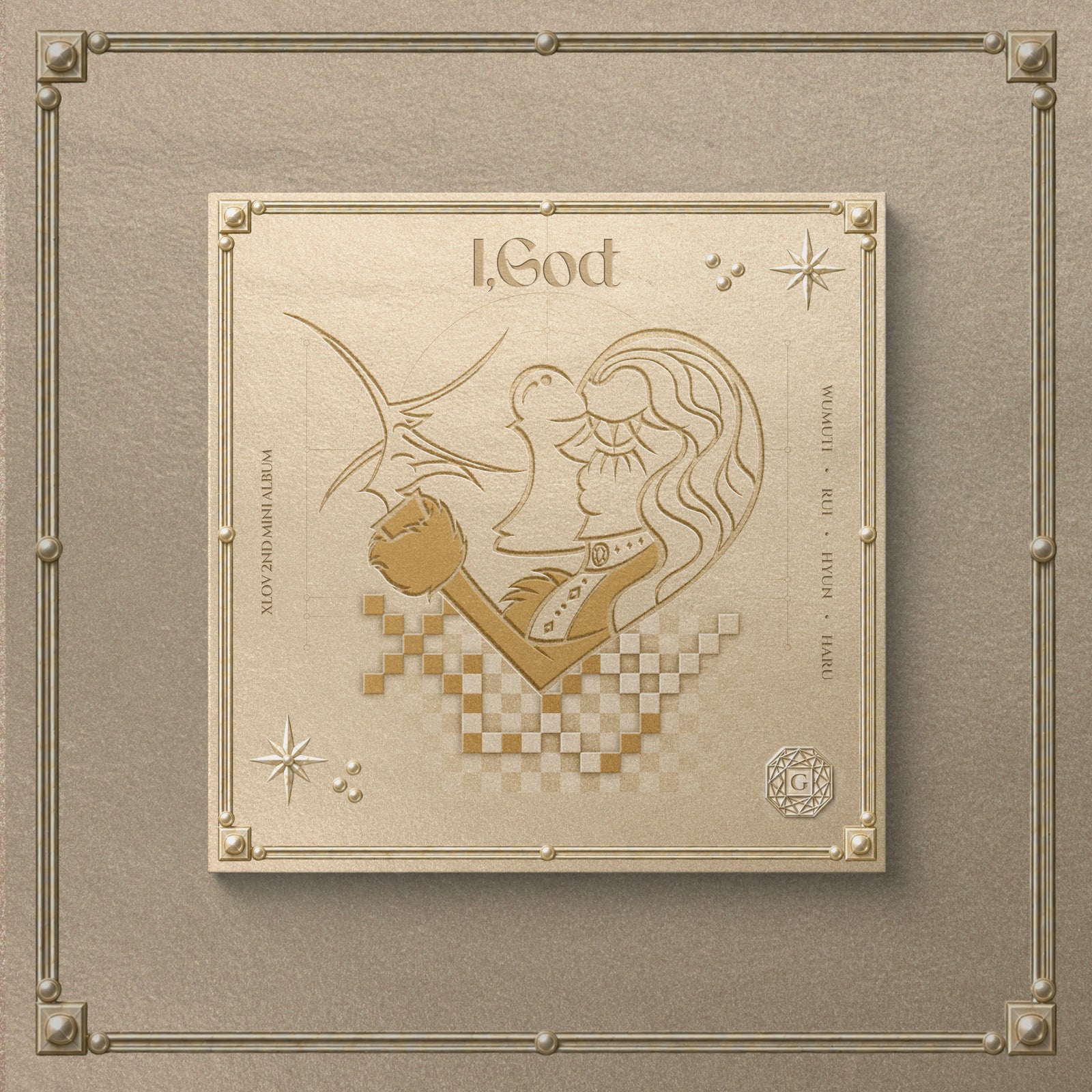 XLOV | 엑스러브 | 2nd Mini Album [ I, GOD ] + APPLEMUSIC POBs