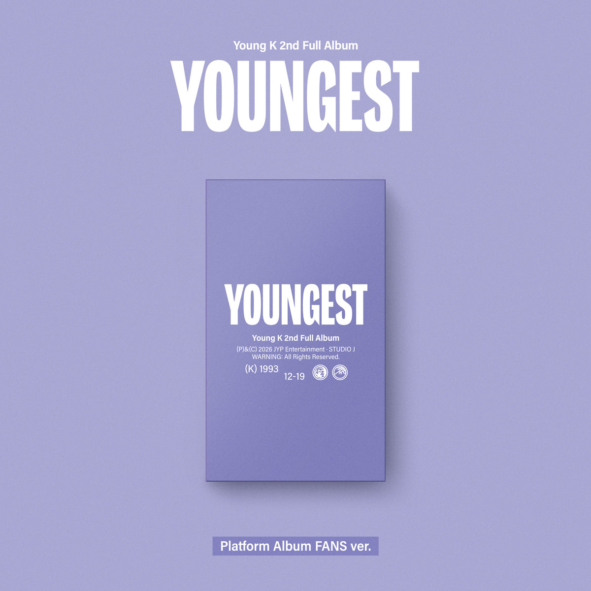 YOUNG K (DAY 6) | 데이식스 | 2nd Album [ YOUNGEST ] Platform Album FANS Ver