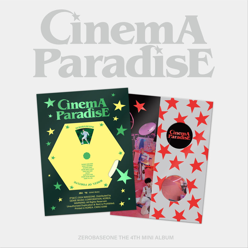 ZEROBASEONE | 제로베이스원 | 4th MINI ALBUM [ CINEMA PARADISE ] + POB