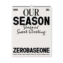 ZEROBASEONE | 제로베이스원 | 2025 SEASON'S GREETINGS [ OUR SEASON ] WALL CALENDER