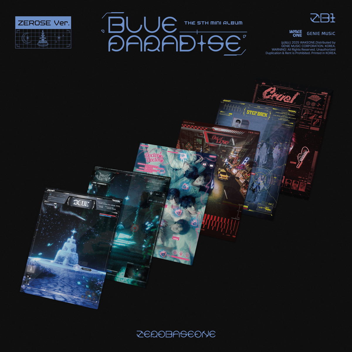 ZEROBASEONE | 제로베이스원 | 5th Mini Album [ BLUE PARADISE ] Zerose Ver