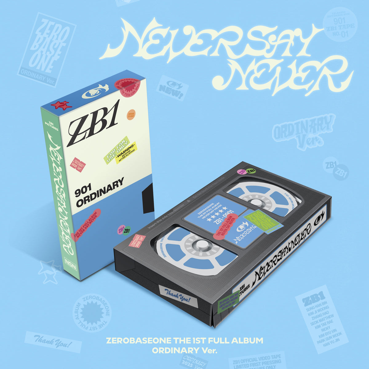 ZEROBASEONE | 제로베이스원 | 1st Full Album [ NEVER SAY NEVER ] Photobook Ver