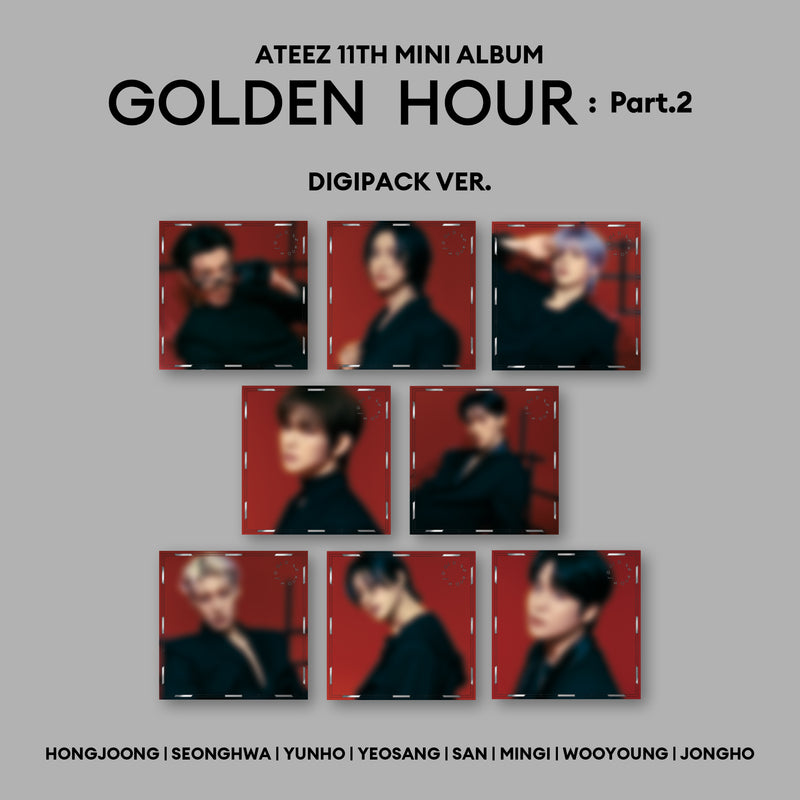 ATEEZ | 에이티즈 | 11th EP [ GOLDEN HOUR: PART 2 ] Digipack Ver