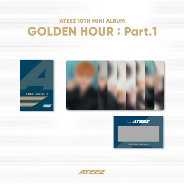 ATEEZ | 에이티즈 | GOLDEN HOUR : PART.1 OFFICIAL MD [ PHOTO & SCRATCH CARD A SET ]