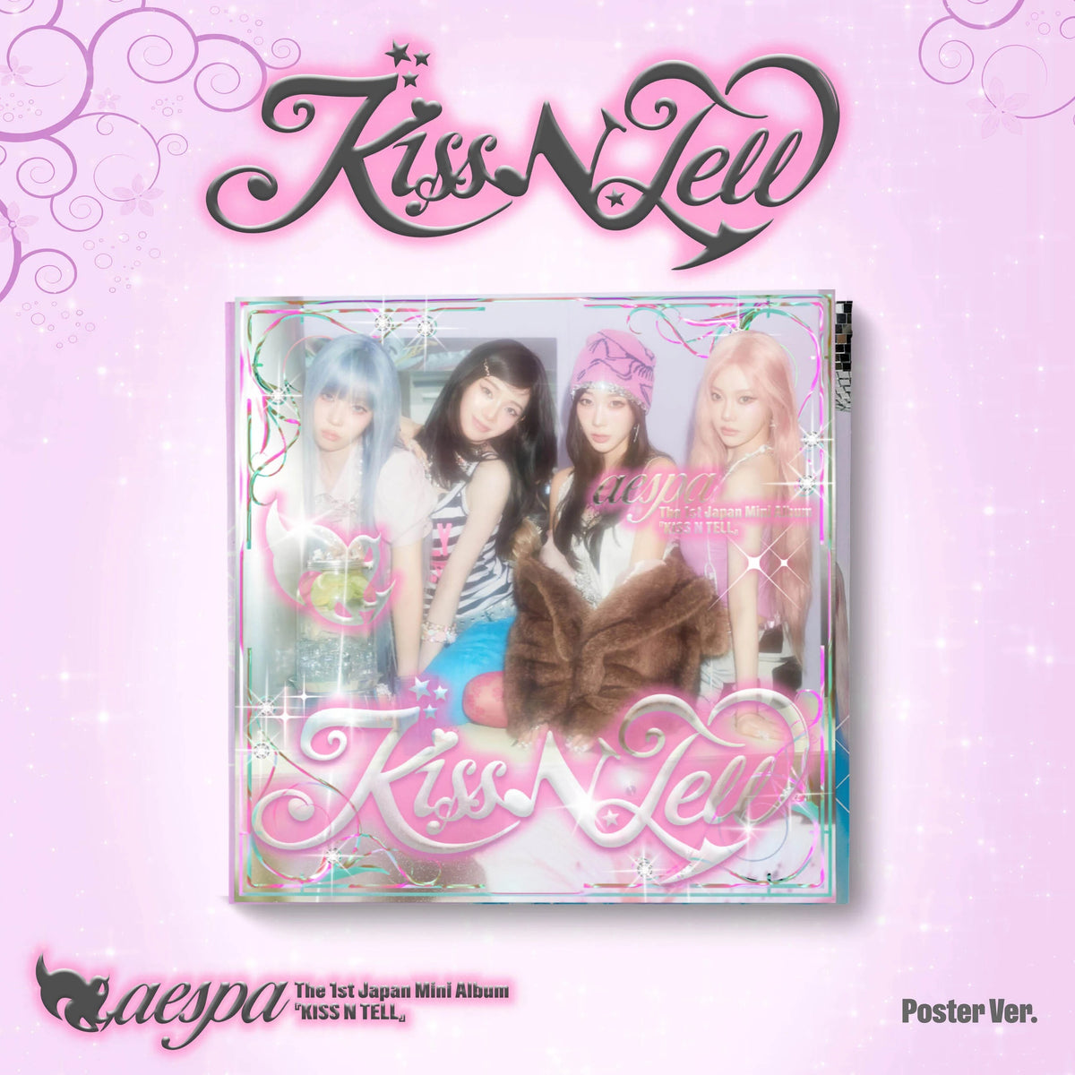 AESPA | 에스파 | 1st Japanese Mini Album [ KISS N TELL ] Poster Ver