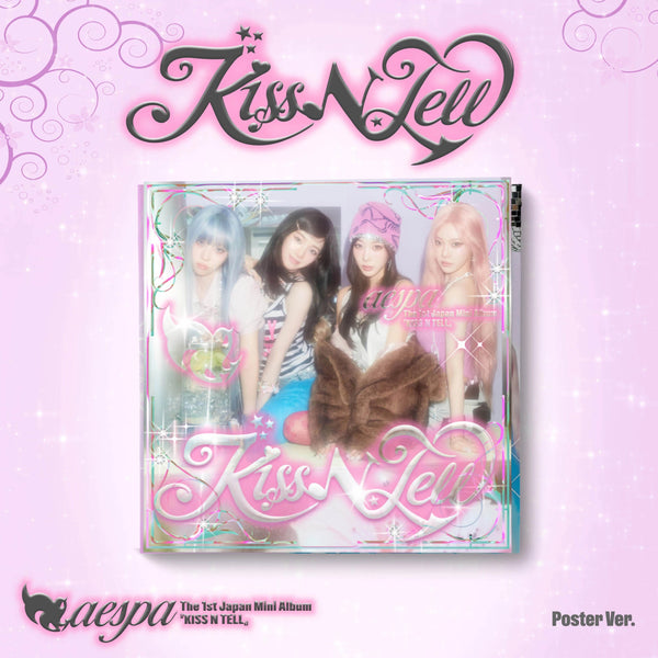 AESPA | 에스파 | 1st Japanese Mini Album [ KISS N TELL ] Poster