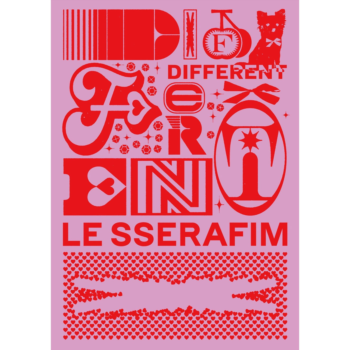 LE SSERAFIM | 르세라핌 | 4th Japan Single [ DIFFERENT ] Limited B Edition (NOSTALGIC YLANG)
