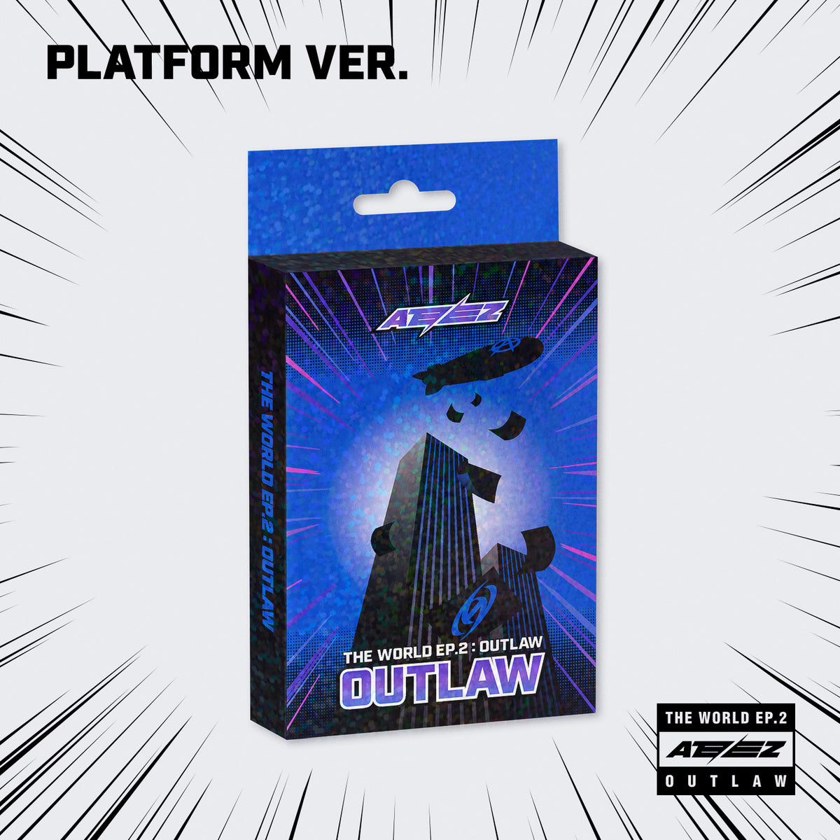 ATEEZ  | 에이티즈 | 9th Mini Album [THE WORLD EP.2 : OUTLAW] (Platform ver) RANDOM