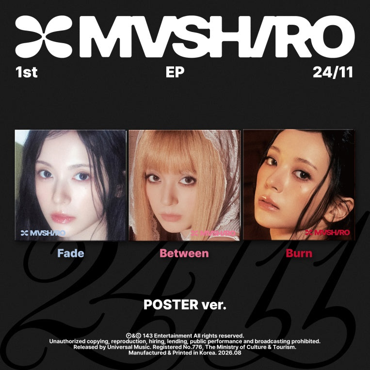 MASHIRO | 마시로 | 1st EP [ 24/11 ] Poster Ver