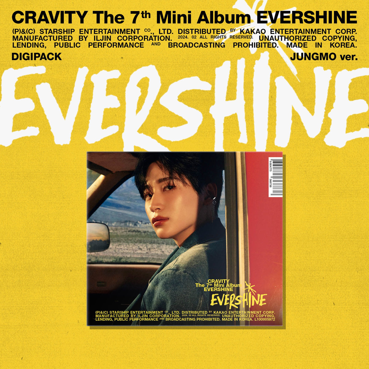 CRAVITY | 크래비티 | 7th Mini Album [ EVERSHINE ] Digipack Ver