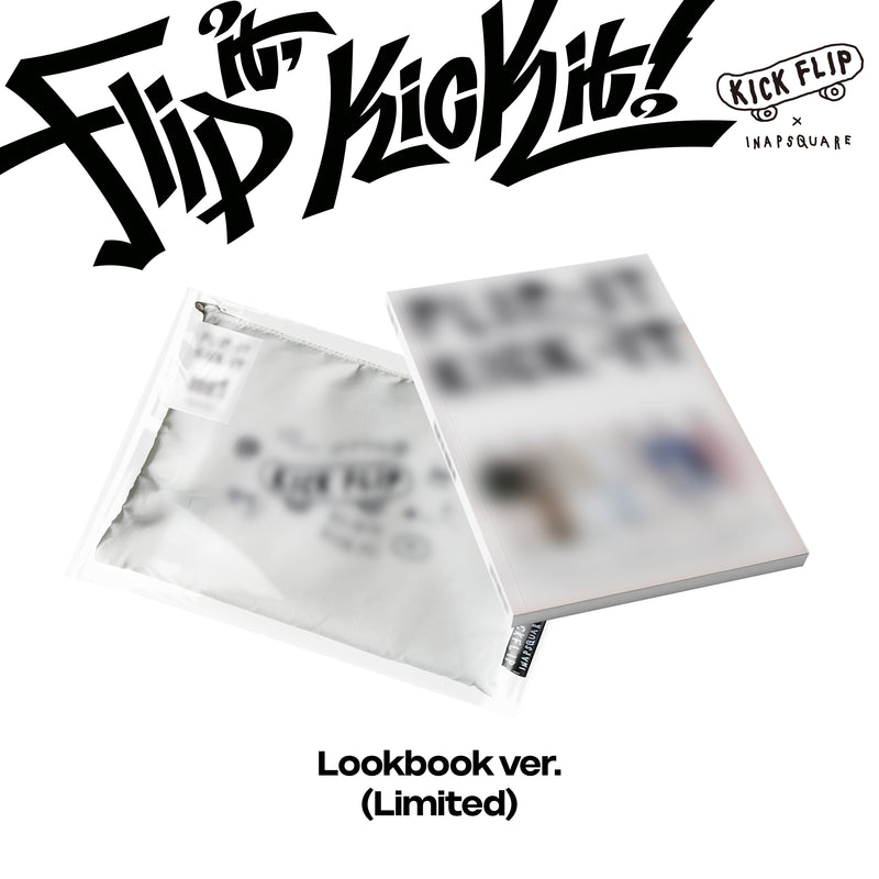 KICKFLIP | 킥플립 | 1st Mini Album [ FLIP IT, KICK IT! ] LOOKBOOK Ver + POB