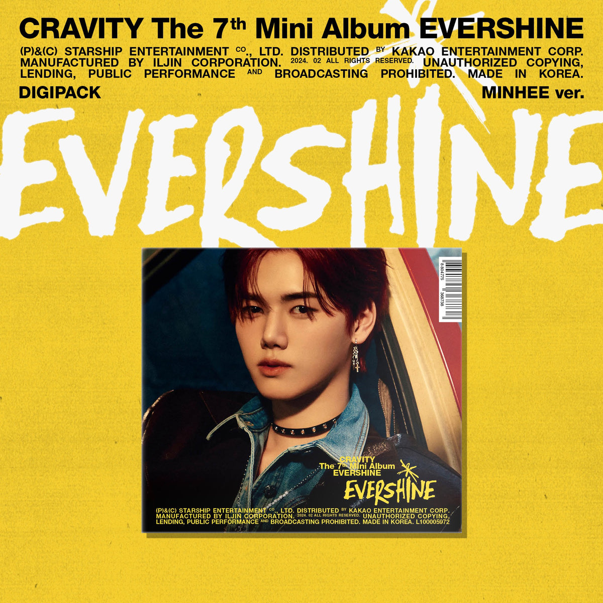 CRAVITY | 크래비티 | 7th Mini Album [ EVERSHINE ] Digipack Ver