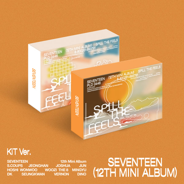 SEVENTEEN | 세븐틴 | 12th Mini Album [ SPILL THE FEELS ] Kit Ver