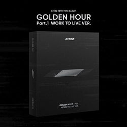 ATEEZ | 에이티즈 | 10th Mini Album [ GOLDEN HOUR PART.1 ] WORK TO LIVE Ver.+POB