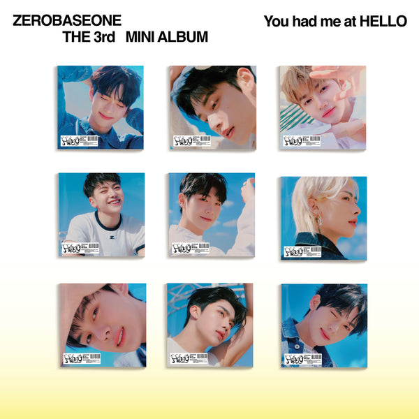 ZEROBASEONE | 제로베이스원 | 3rd Mini Album [ YOU HAD ME AT HELLO ] Digipack Ver