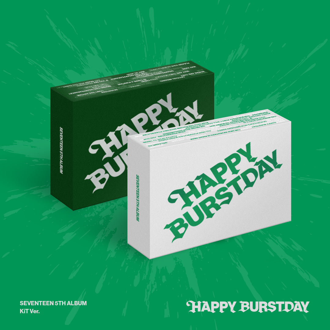 SEVENTEEN | 세븐틴 | 5th Album [ HAPPY BURSTDAY ] Kit Album Ver