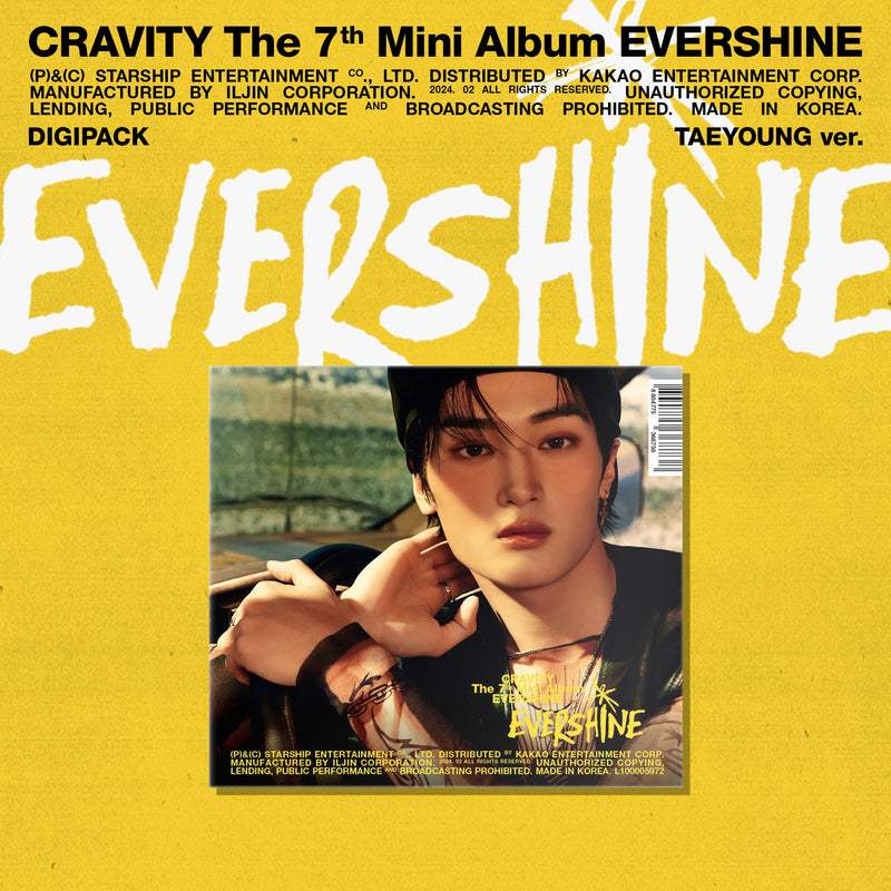 CRAVITY | 크래비티 | 7th Mini Album [ EVERSHINE ] Digipack Ver