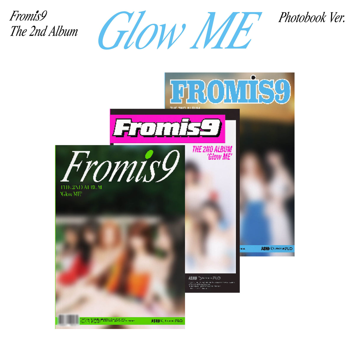 FROMIS_9 | 프로미스나인 | 2nd Full Album [ GLOW ME ] Photobook Ver + APPLEMUSIC POBs