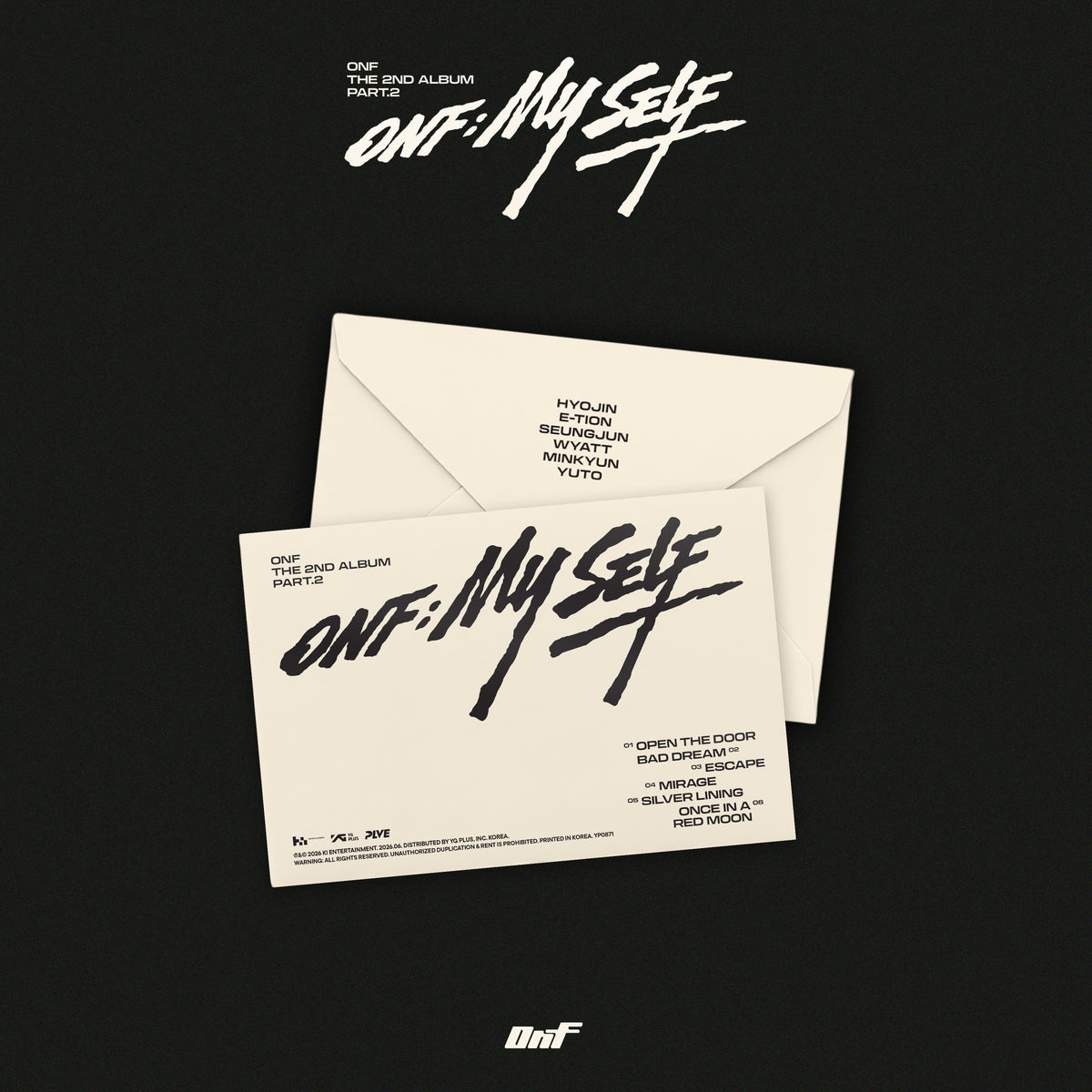 ONF | 온앤오프 | 2nd Album Part.2 [ONF:MY SELF] Platform Ver