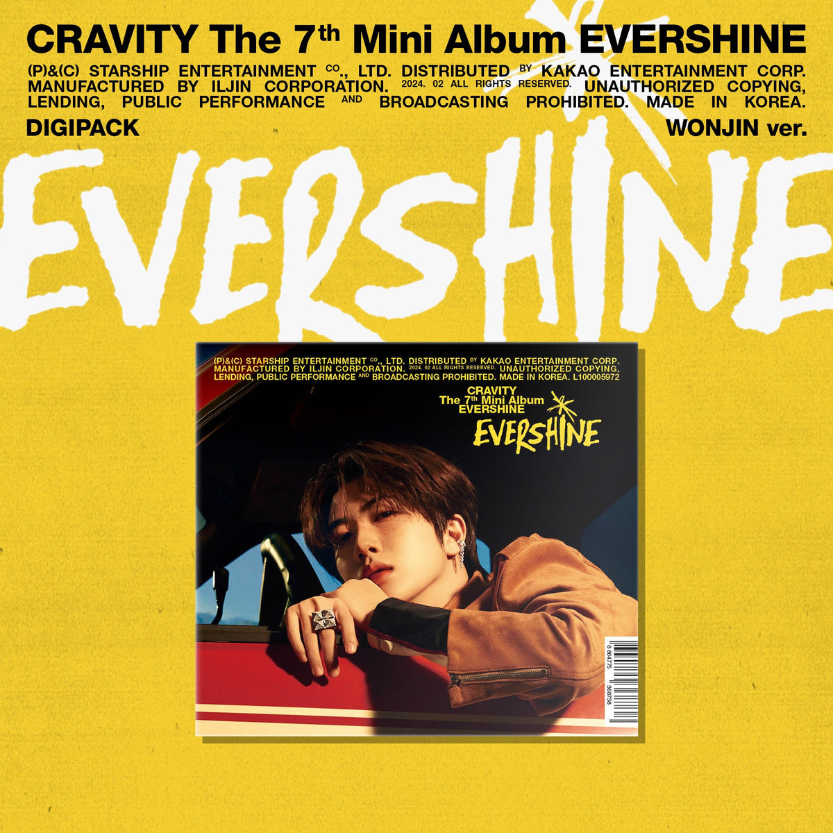 CRAVITY | 크래비티 | 7th Mini Album [ EVERSHINE ] Digipack Ver