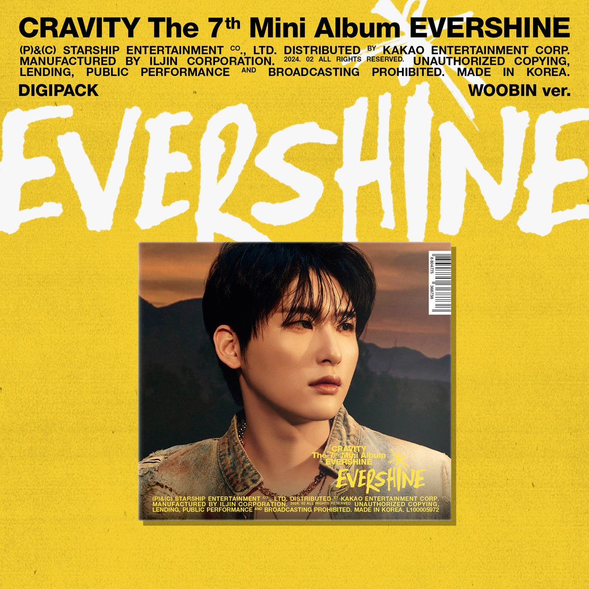 CRAVITY | 크래비티 | 7th Mini Album [ EVERSHINE ] Digipack Ver