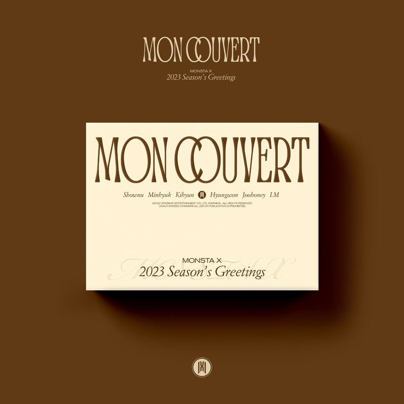 MONSTA X | 몬스타엑스 | 2023 SEASON'S GREETINGS [ MON COUVERT ] Desk Calendar Ver.