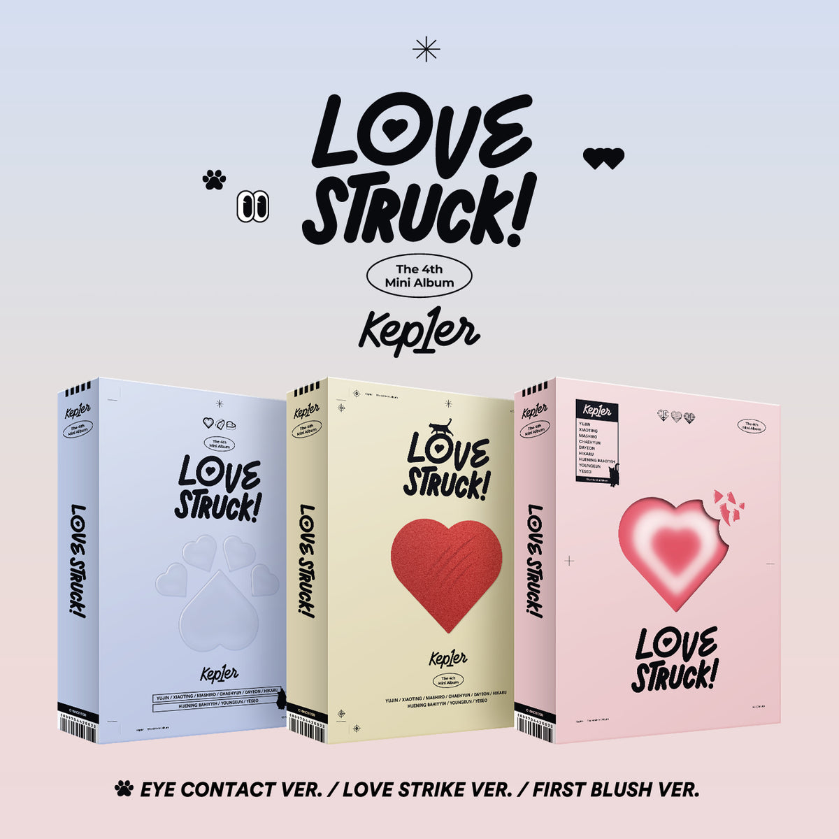 KEP1ER | 케플러 | 4th Mini Album [ LOVESTRUCK! ]