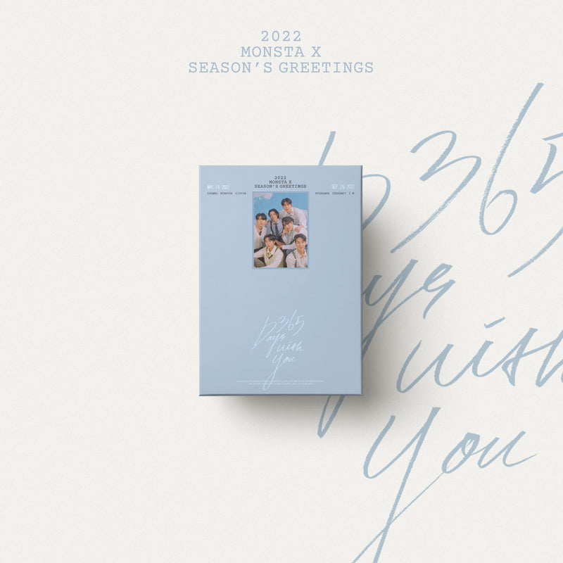 MONSTA X | 몬스타엑스 | [ 2022 SEASON'S GREETINGS ] DAILY PAD CALENDAR PACKAGE